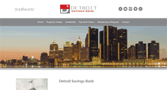 Desktop Screenshot of detroitsavingsbank.com